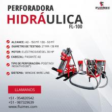 MAQUINA PERFORADORA HIDRAULICA FL - 100 UNIDAD DE POTENCIA 